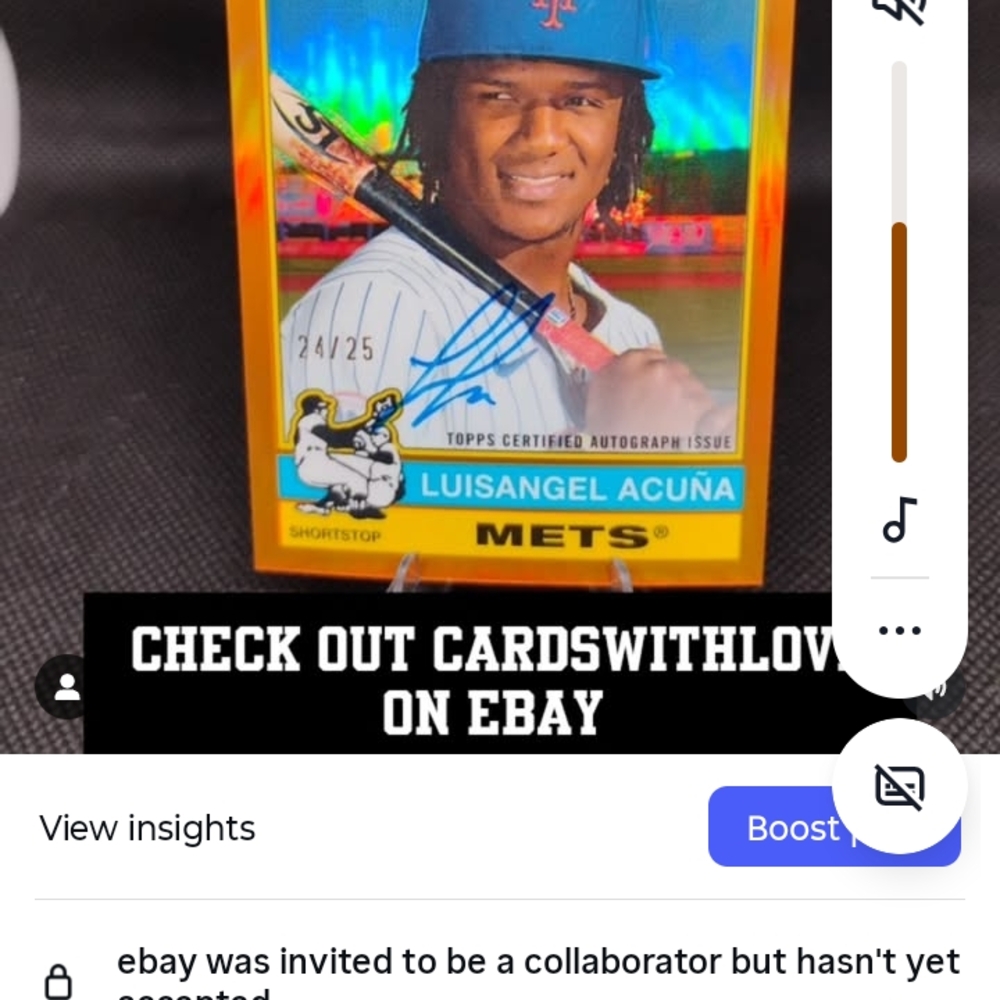 Luisangel Acuña Baseball Card